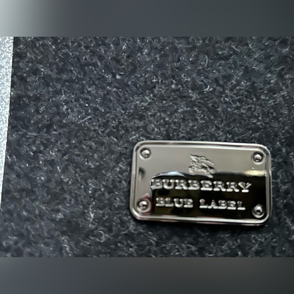 Authentic Burberry Blue Label wool and leather shoulder bag. Unique. - Picture 9 of 12